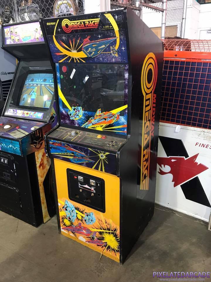 Omega Race Photo: Omega Race arcade cabinet