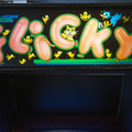 Flicky arcade cabinet - Marquee