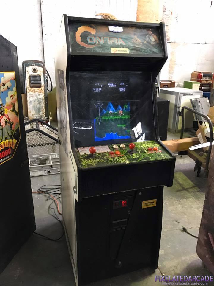 Contra Photo: Contra arcade cabinet