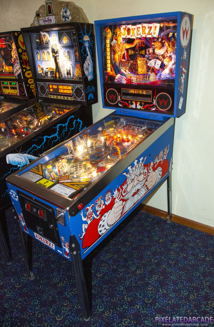 Jokerz! Photo: Jokerz! pinball cabinet