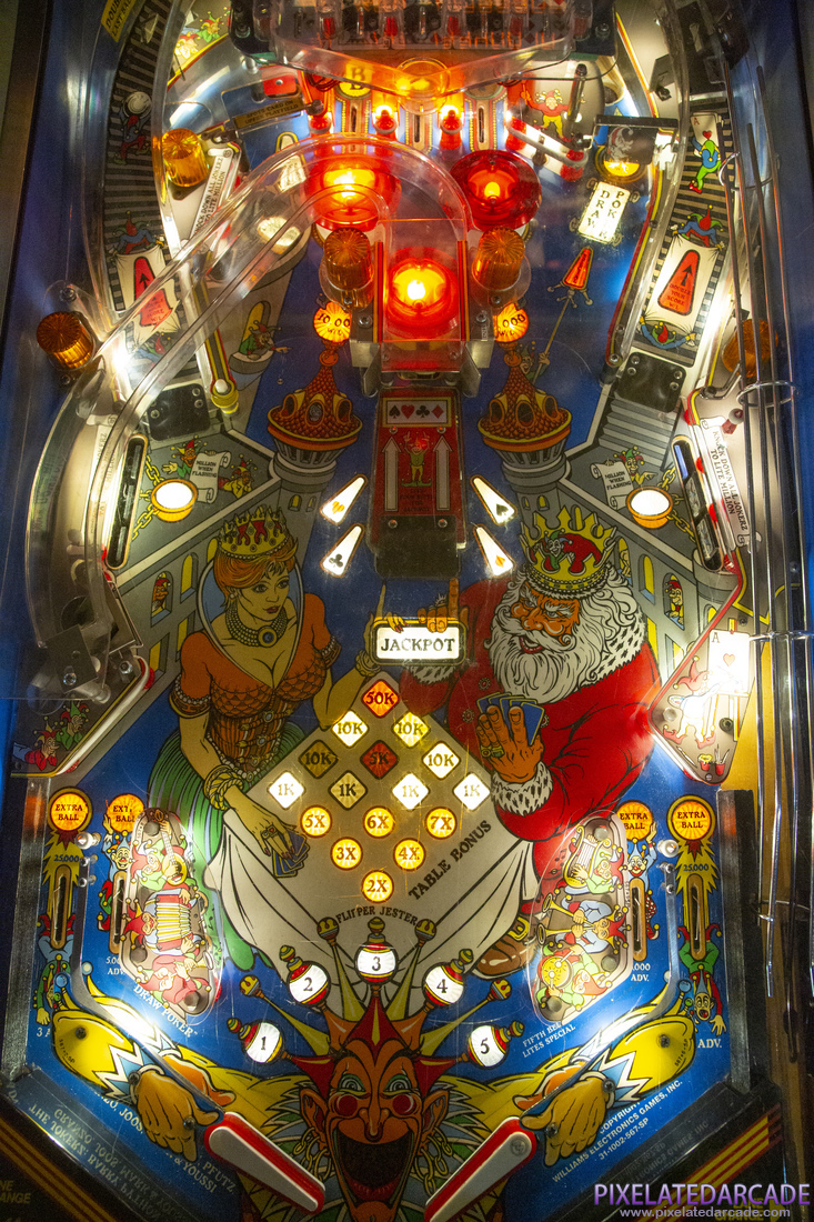 Jokerz! Photo: Jokerz! pinball cabinet - Playfield