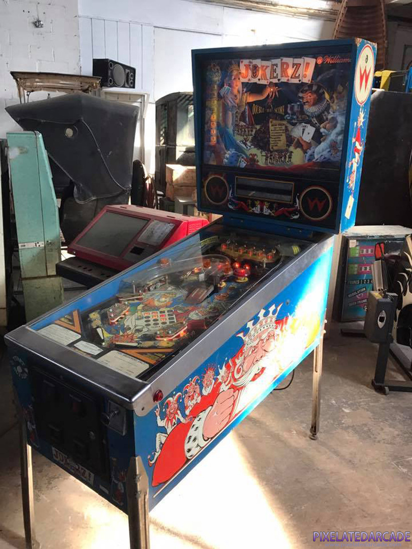 Jokerz! Photo: Jokerz! pinball cabinet