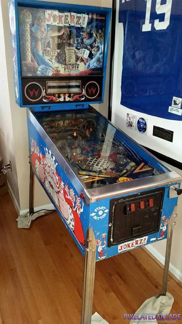Jokerz! Photo: Jokerz! pinball cabinet