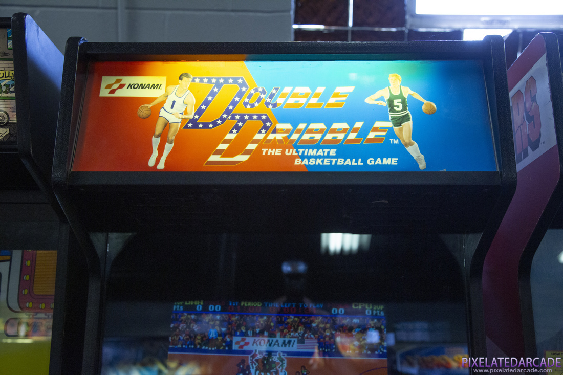 Double Dribble Photo: Double Dribble arcade cabinet - Marquee