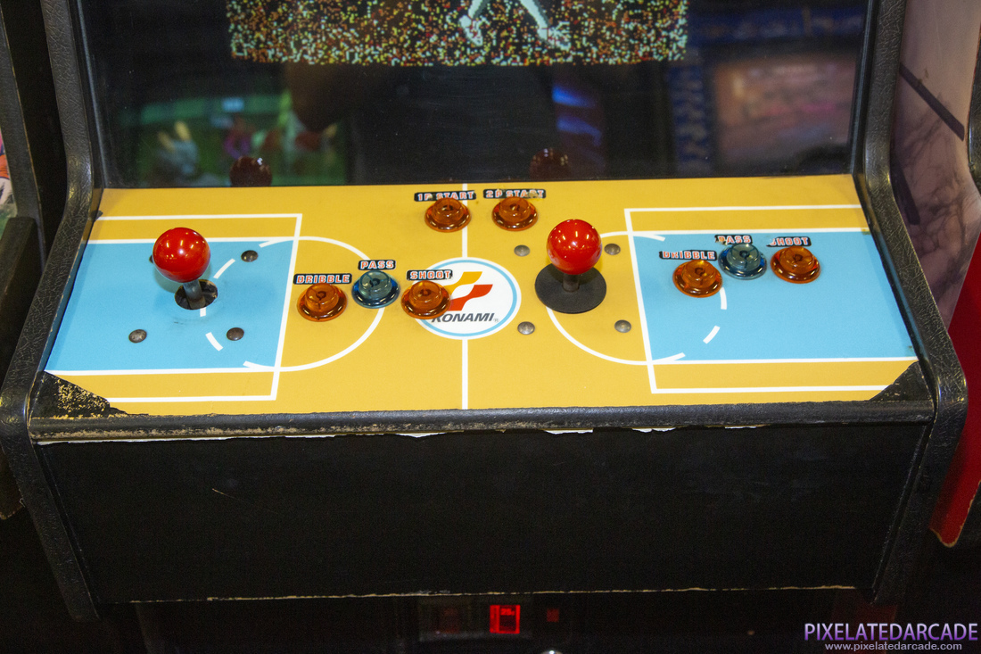 Double Dribble Photo: Double Dribble arcade cabinet - Controls