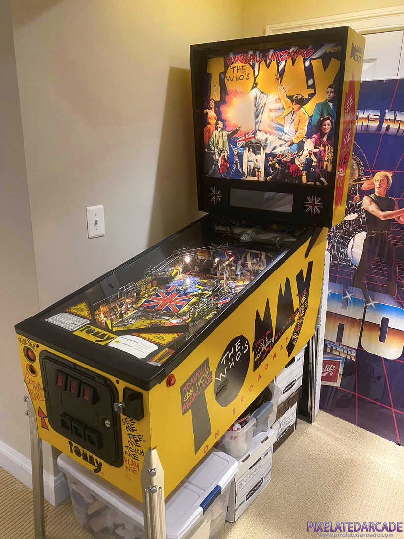 Who's Tommy Pinball Wizard, The Photo: The Who's Tommy Pinball Wizard cabinet