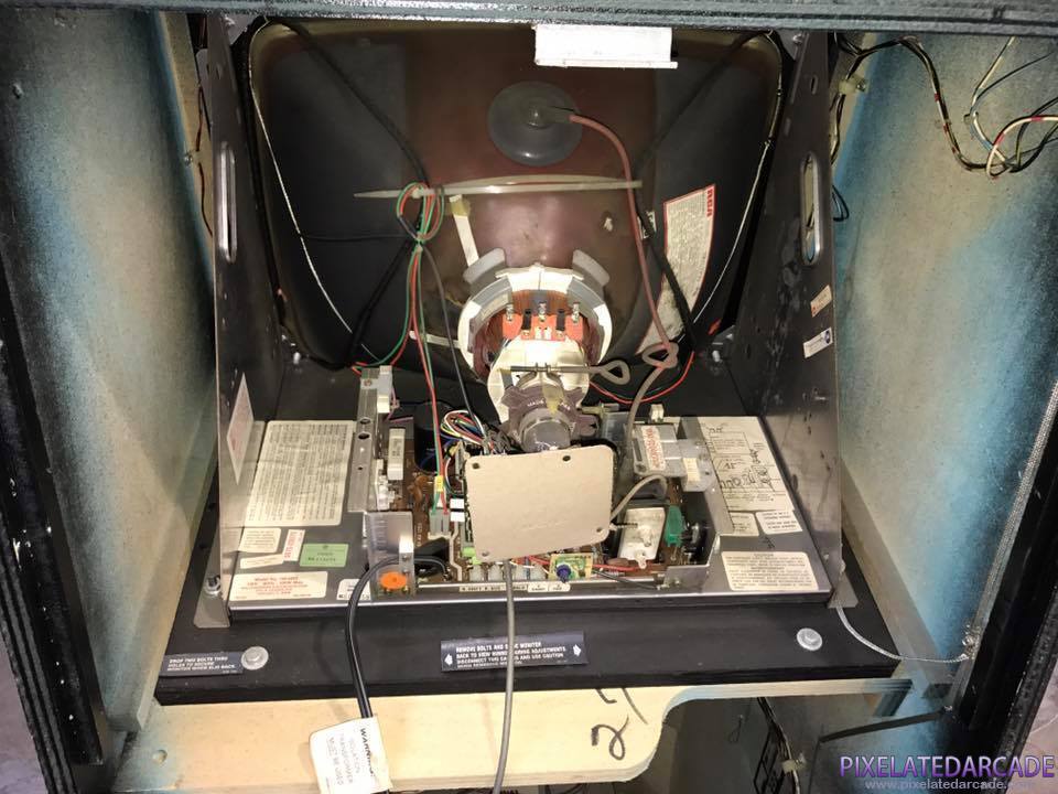 Moon Patrol Photo: Moon Patrol arcade cabinet - monitor