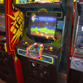 Moon Patrol arcade cabinet