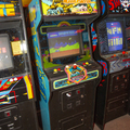Moon Patrol arcade cabinet