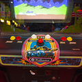 Moon Patrol arcade cabinet - Control panel