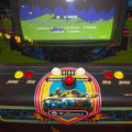 Moon Patrol arcade cabinet - Control panel