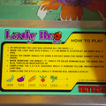 Lady Bug arcade cabinet - Game instructions
