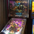 Bad Girls pinball cabinet - Playfield and backbox