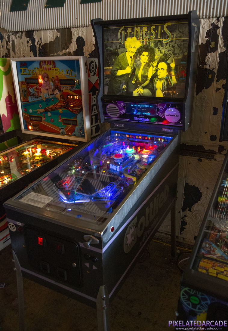 Genesis Photo: Genesis pinball cabinet