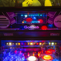 Genesis pinball cabinet - Upper playfield and score