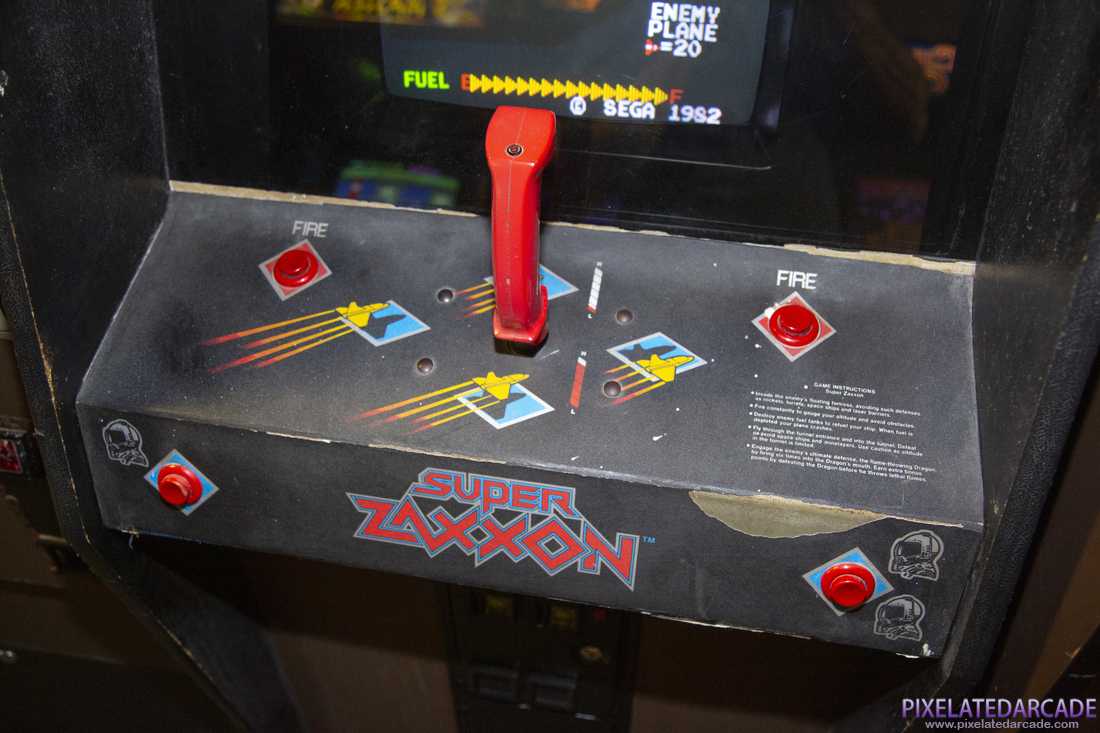 Super Zaxxon Photo: Super Zaxxon arcade cabinet - Controls