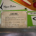 Casino pinball cabinet - Instruction card