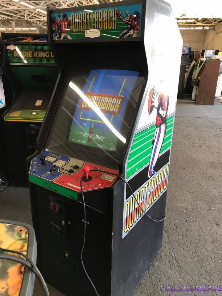 Quarterback Photo: Quarterback arcade cabinet