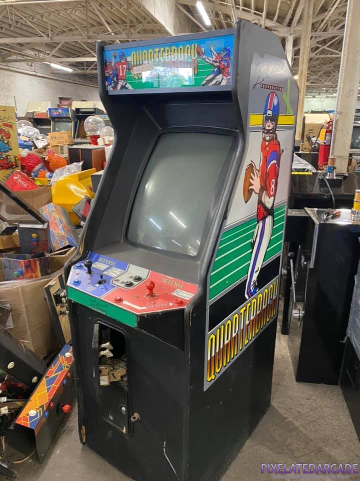 Quarterback Photo: Quarterback arcade cabinet