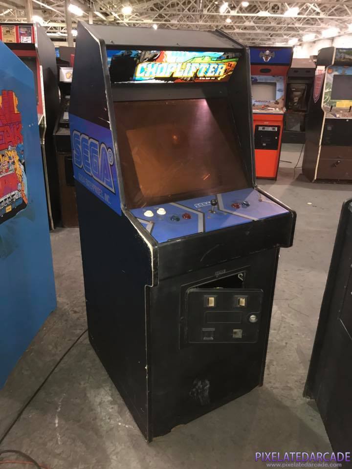 Choplifter! Photo: Choplifter arcade cabinet
