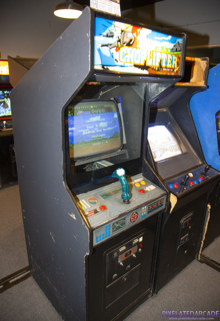 Choplifter! Photo: Choplifter arcade cabinet