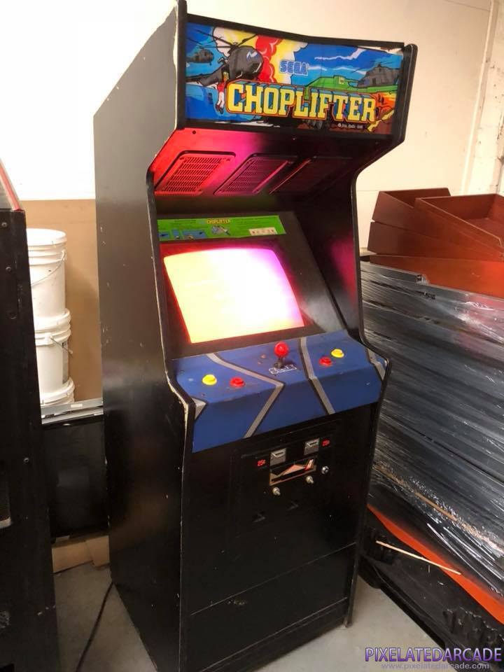 Choplifter! Photo: Choplifter in Wizard of Wor cabinet