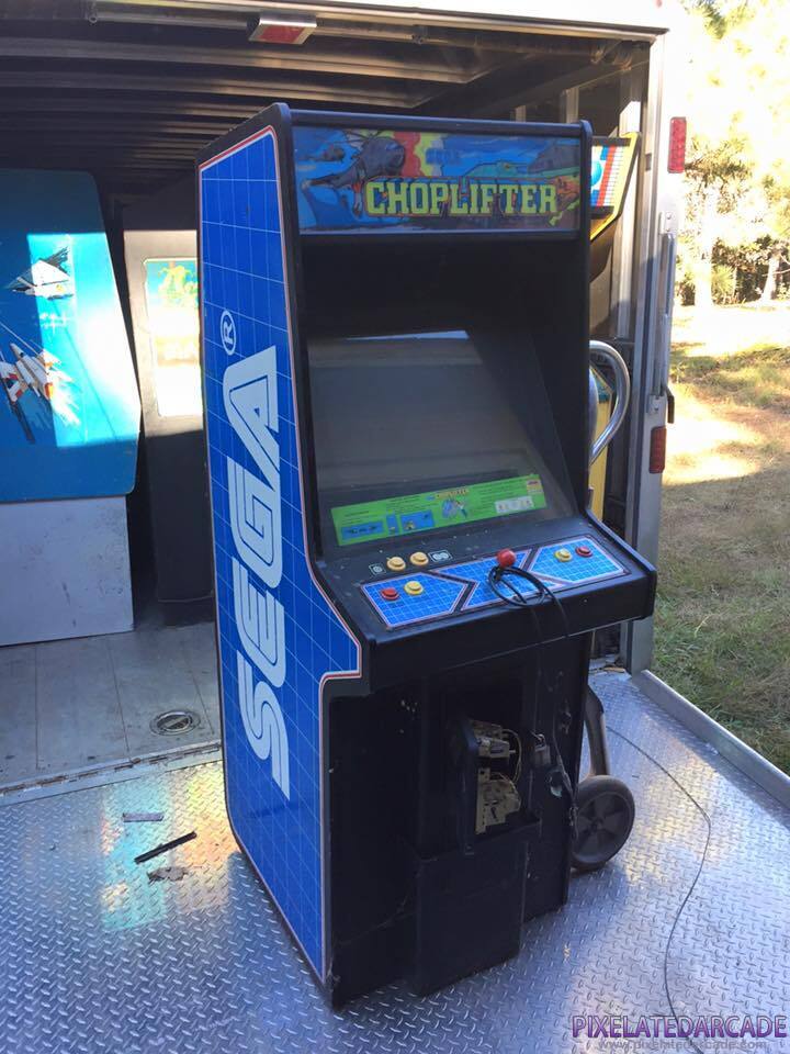 Choplifter! Photo: Choplifter arcade cabinet