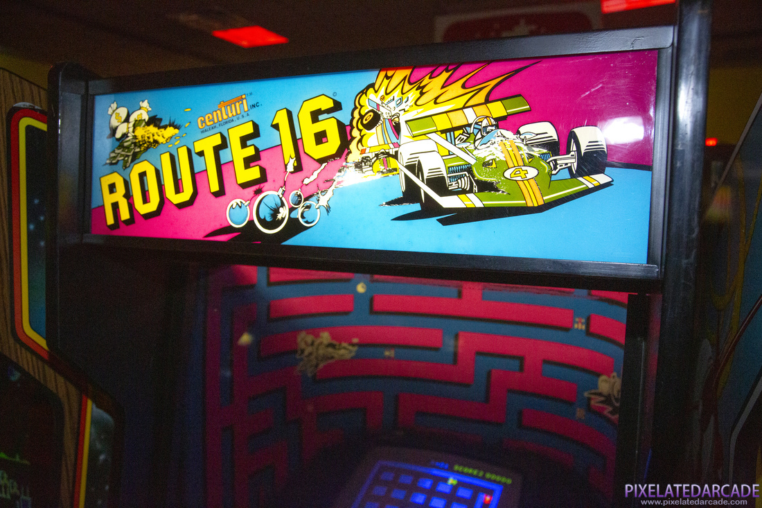 Route 16 Photo: Route 16 arcade cabinet - Marquee