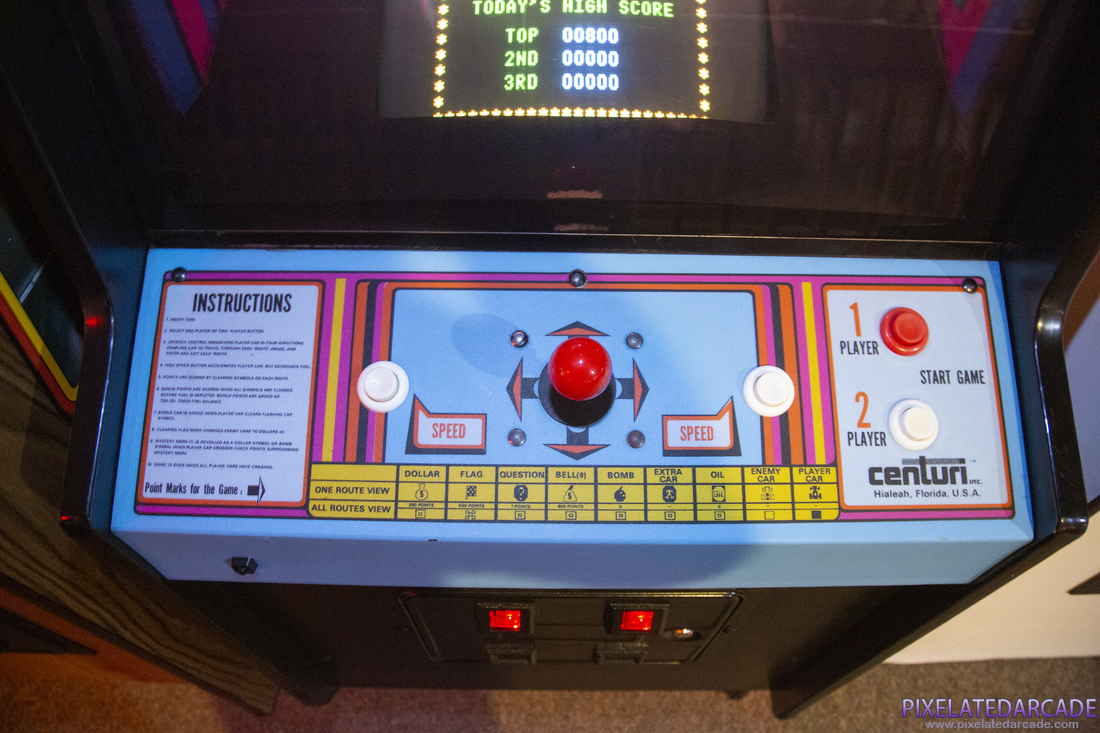 Route 16 Photo: Route 16 arcade cabinet - Controls