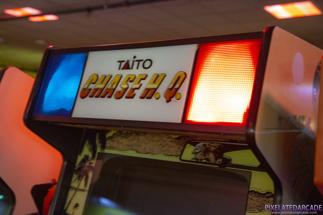 Chase H.Q. Photo: Chase H.Q. arcade cabinet - Marquee