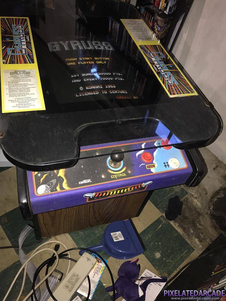 Gyruss Photo: Gyruss arcade cocktail table cabinet