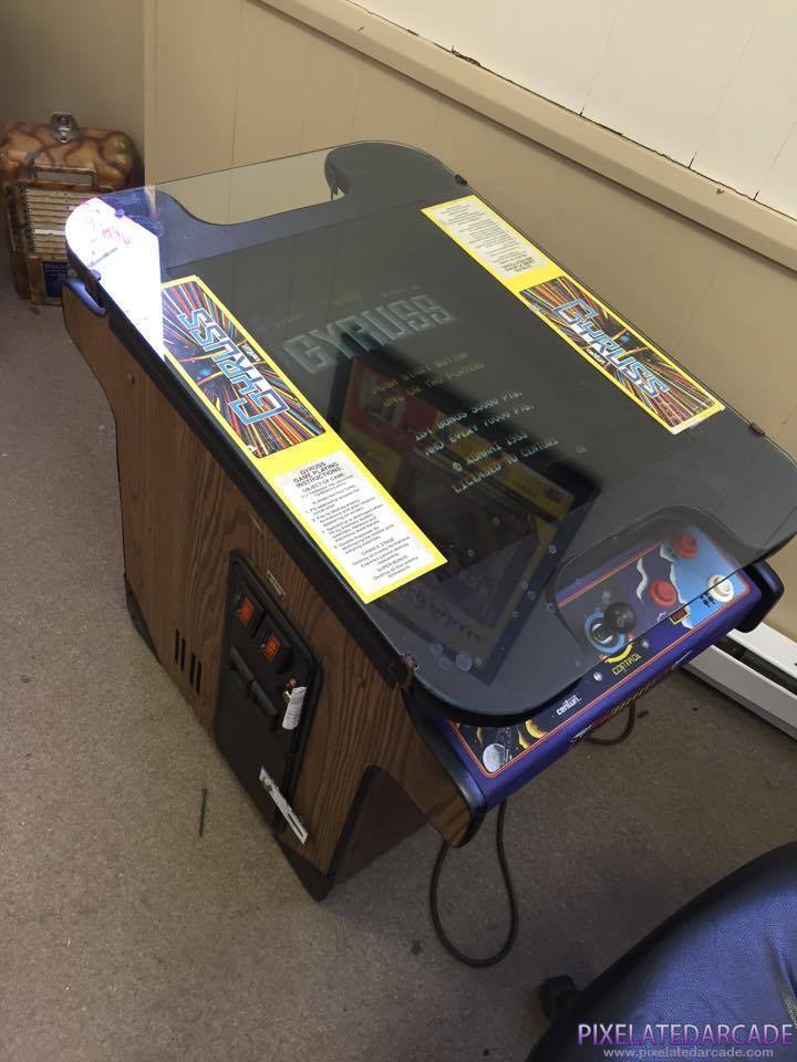 Gyruss Photo: Gyruss arcade cocktail table cabinet
