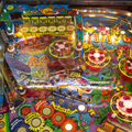 Farfalla pinball cabinet - Upper playfield