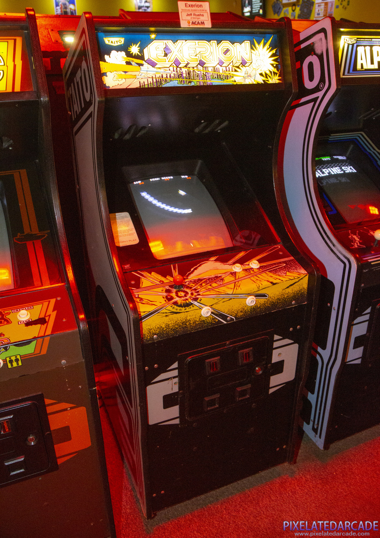 Exerion Photo: Exerion arcade cabinet