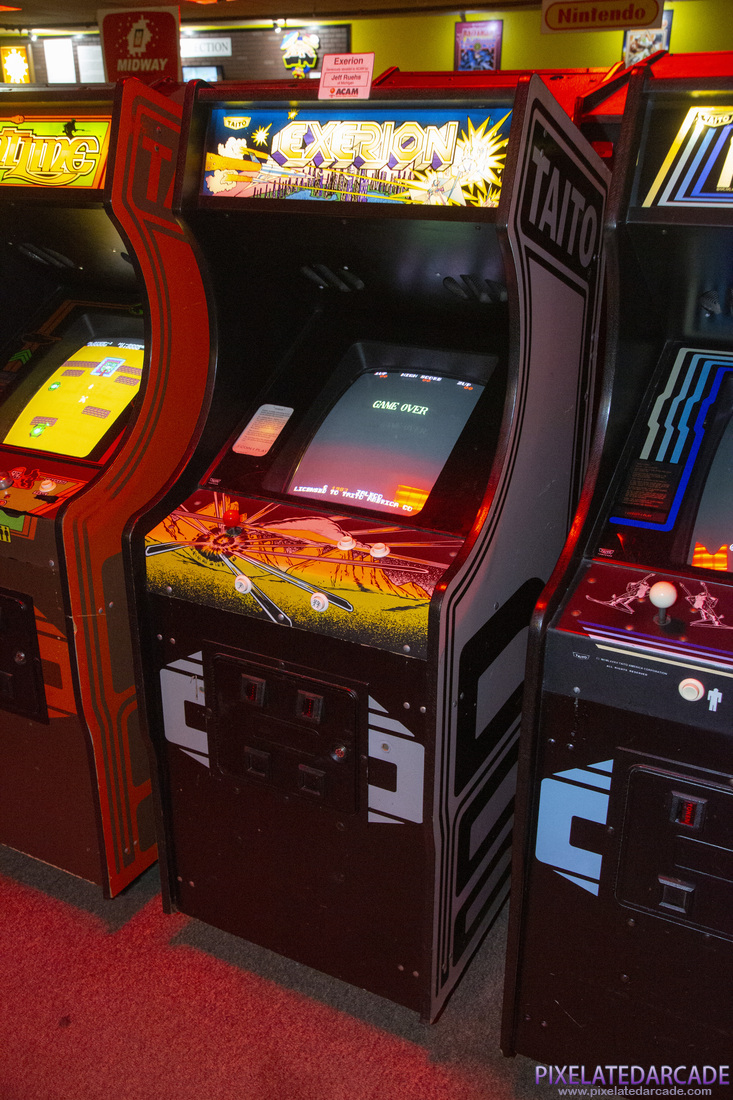 Exerion Photo: Exerion arcade cabinet