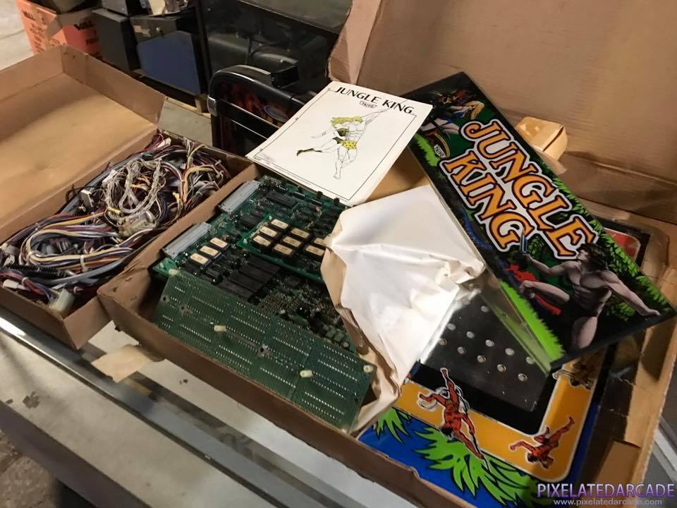 Jungle Hunt Photo: Jungle King arcade conversion kit