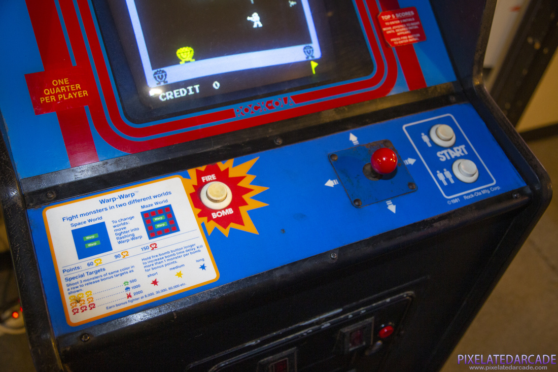 Warp Warp Photo: Warp Warp arcade cabinet - Controls