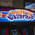 Warp Warp arcade cabinet - Marquee
