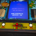 Turtles arcade cabinet - Controls and monitor