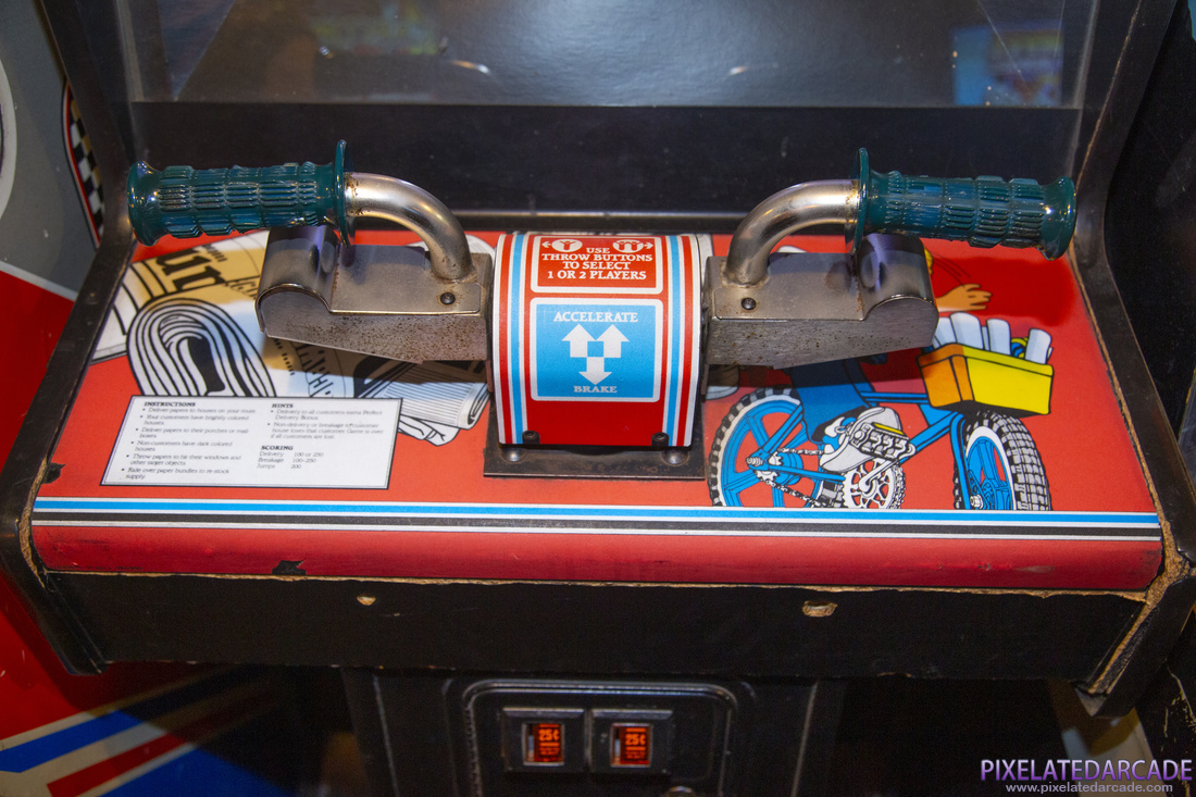 Paperboy Photo: Paperboy arcade cabinet - Controls