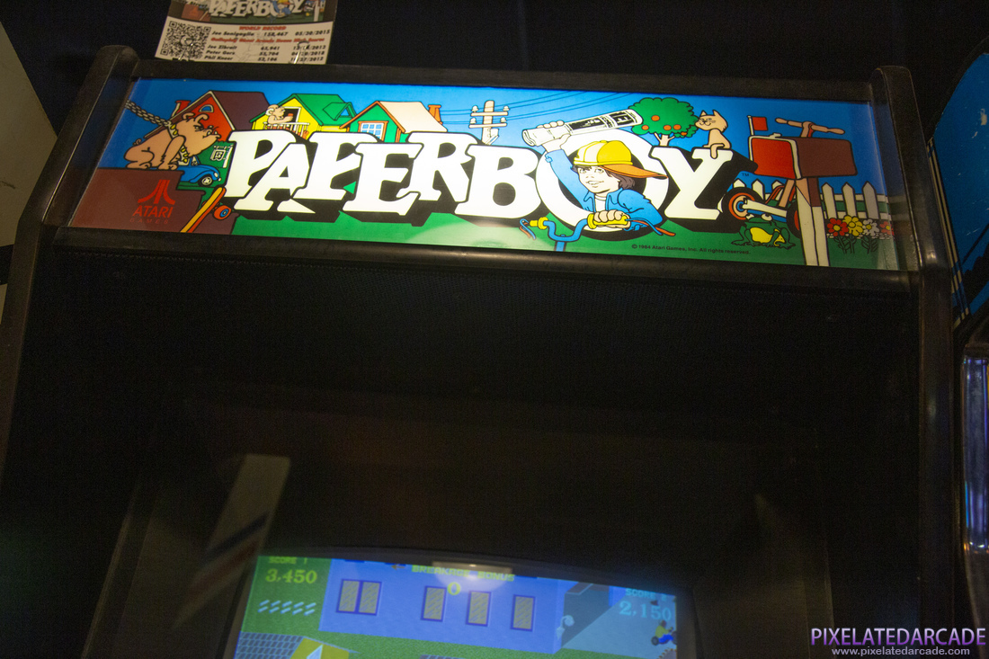 Paperboy Photo: Paperboy arcade cabinet - Marquee