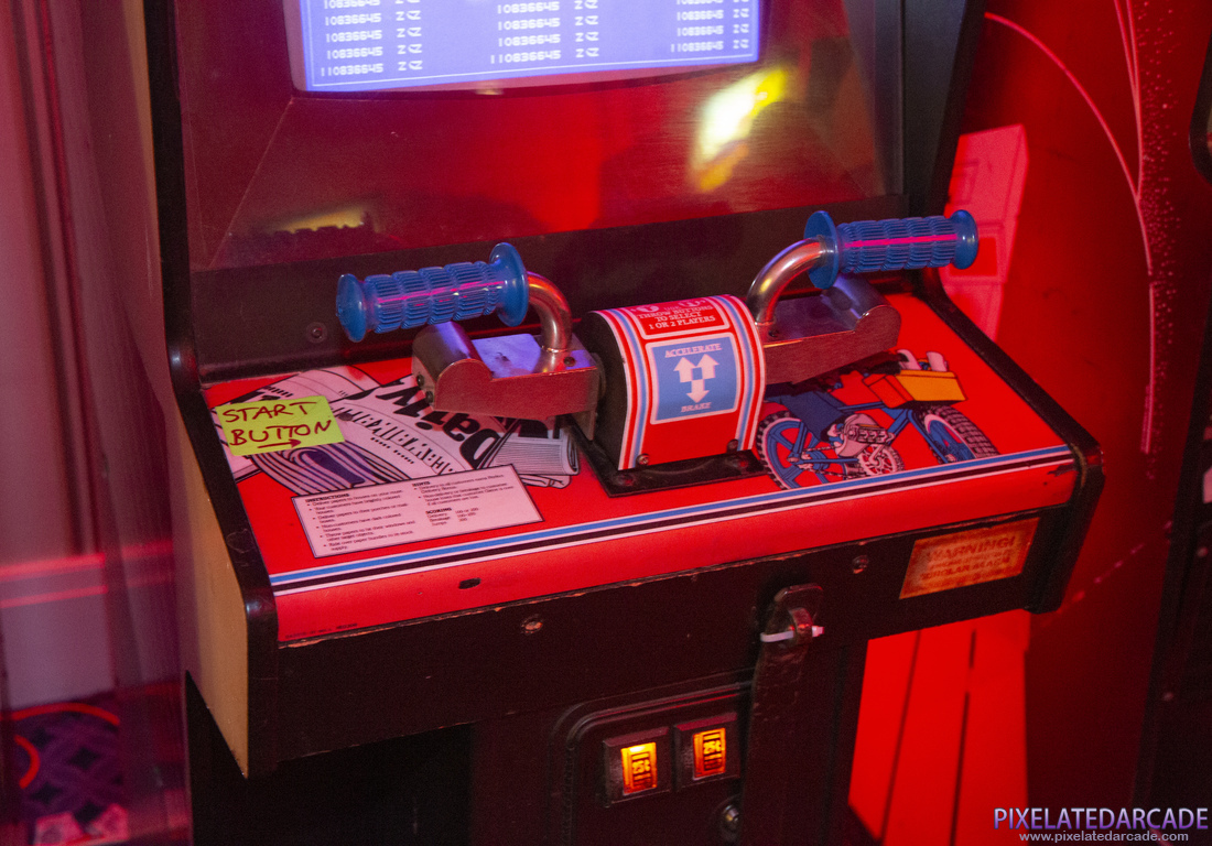 Paperboy Photo: Paperboy arcade cabinet - Controls