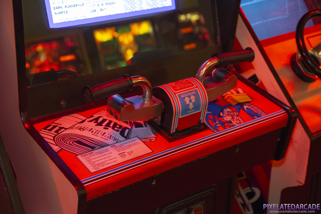 Paperboy Photo: Paperboy arcade cabinet - Controls