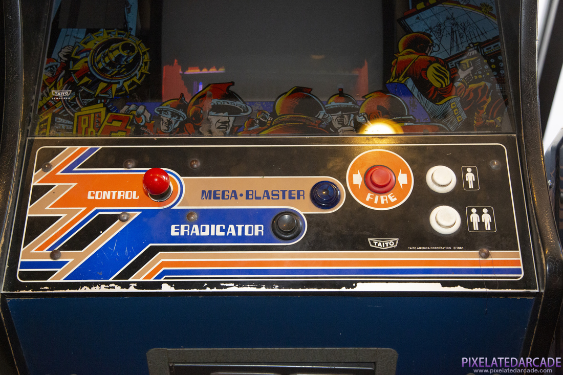 Colony 7 Photo: Colony 7 arcade cabinet - Controls