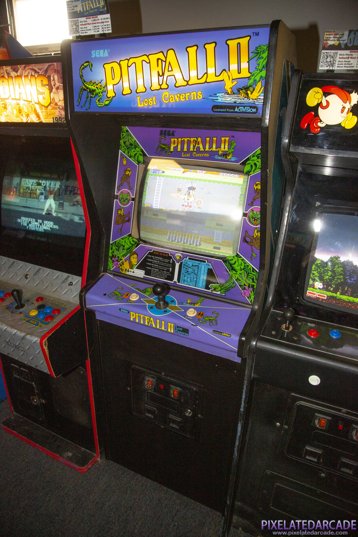 Pitfall II: Lost Caverns Photo: Pitfall II: Lost Caverns arcade cabinet