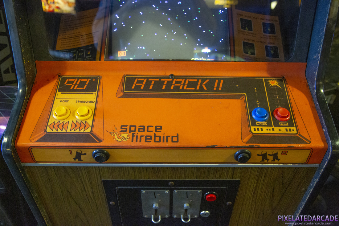 Space Firebird Photo: Space Firebird arcade cabinet - Controls