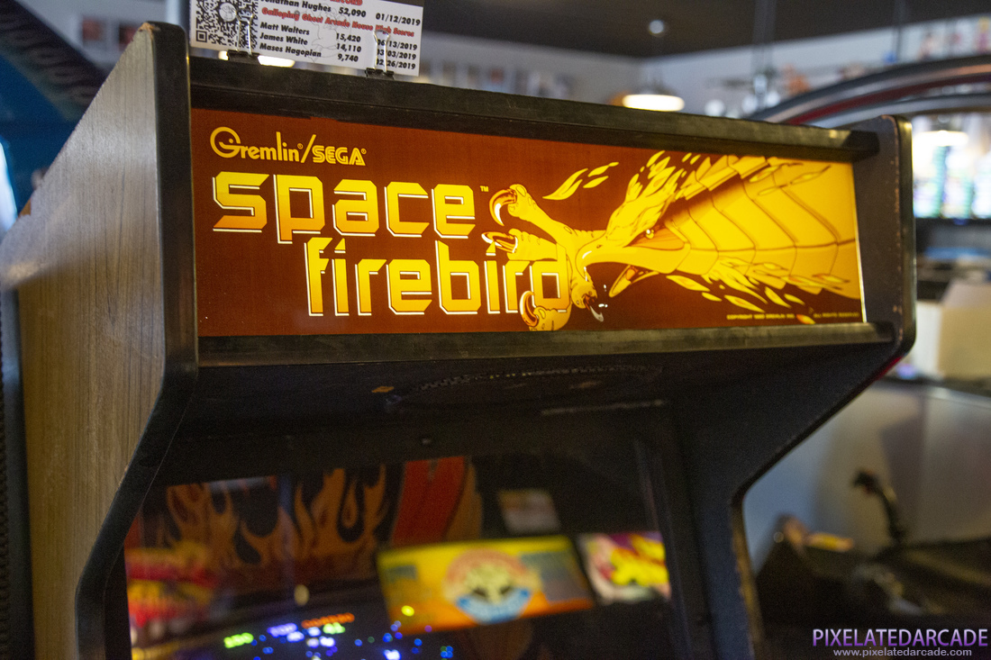 Space Firebird Photo: Space Firebird arcade cabinet - Marquee