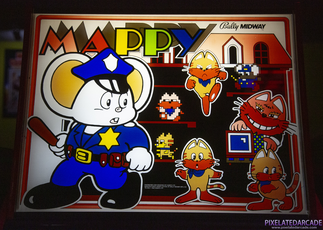 Mappy Photo: Mappy arcade cabinet - Marquee