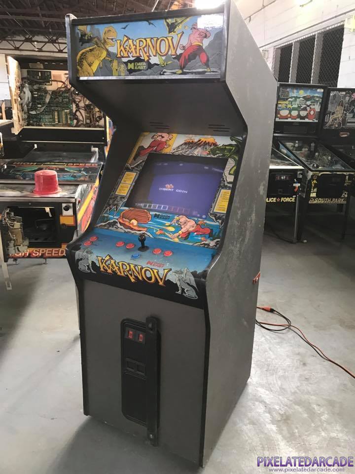 Karnov Photo: Karpov arcade cabinet