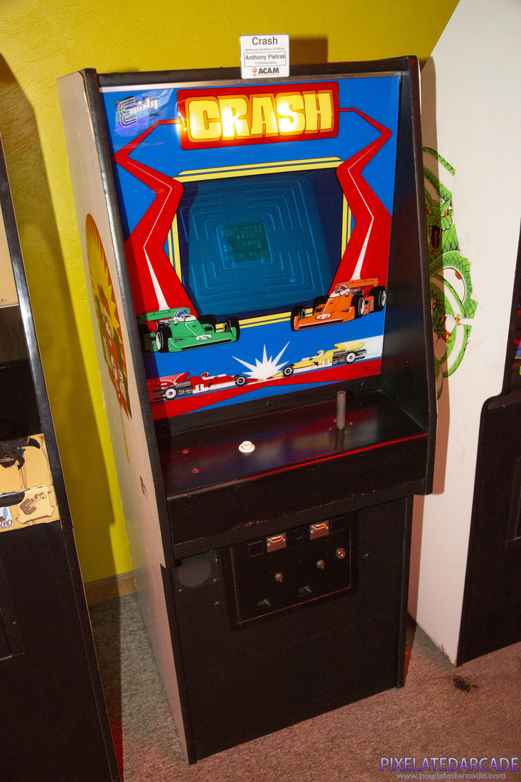 Crash Photo: Crash arcade cabinet